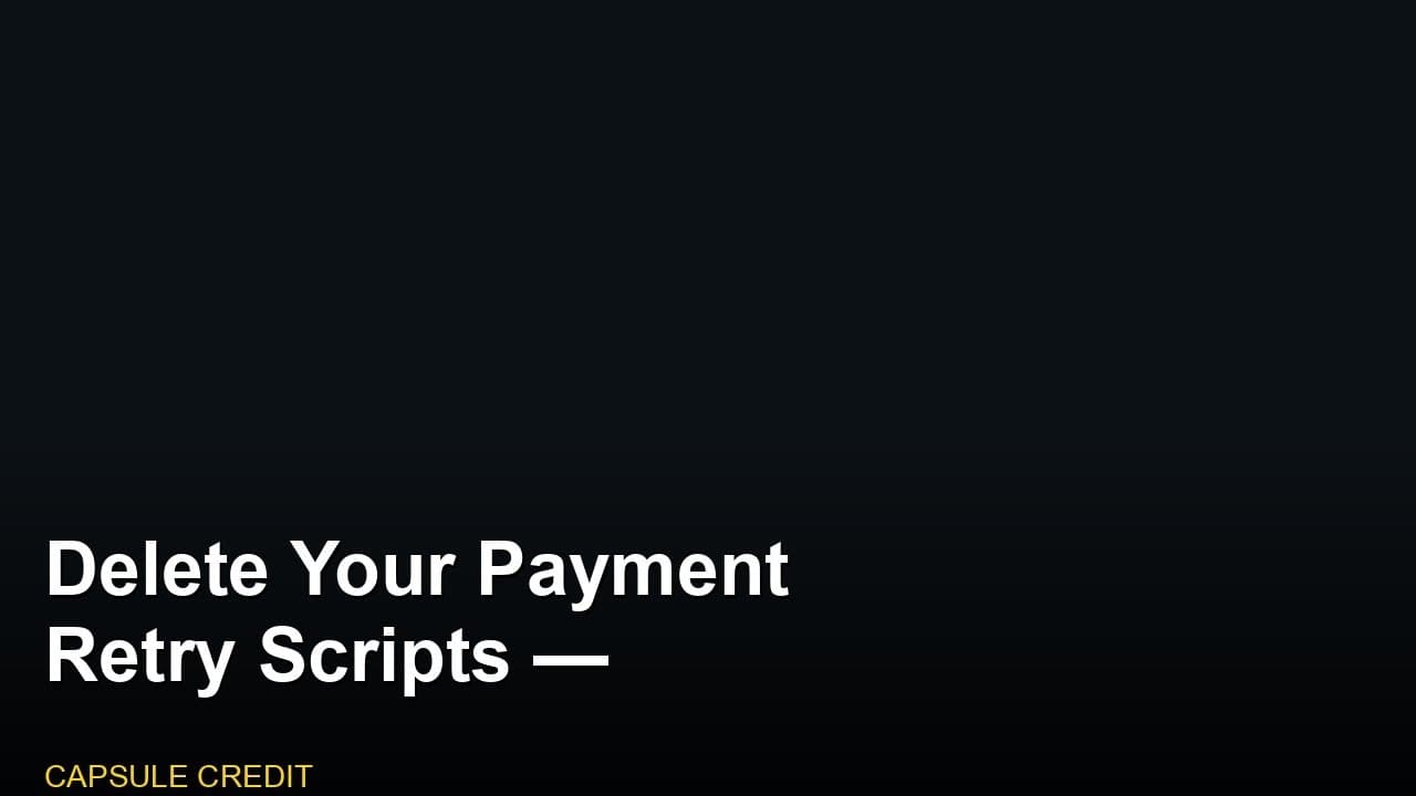 Delete Your Payment Retry Scripts — Stripe Workflows Is Live