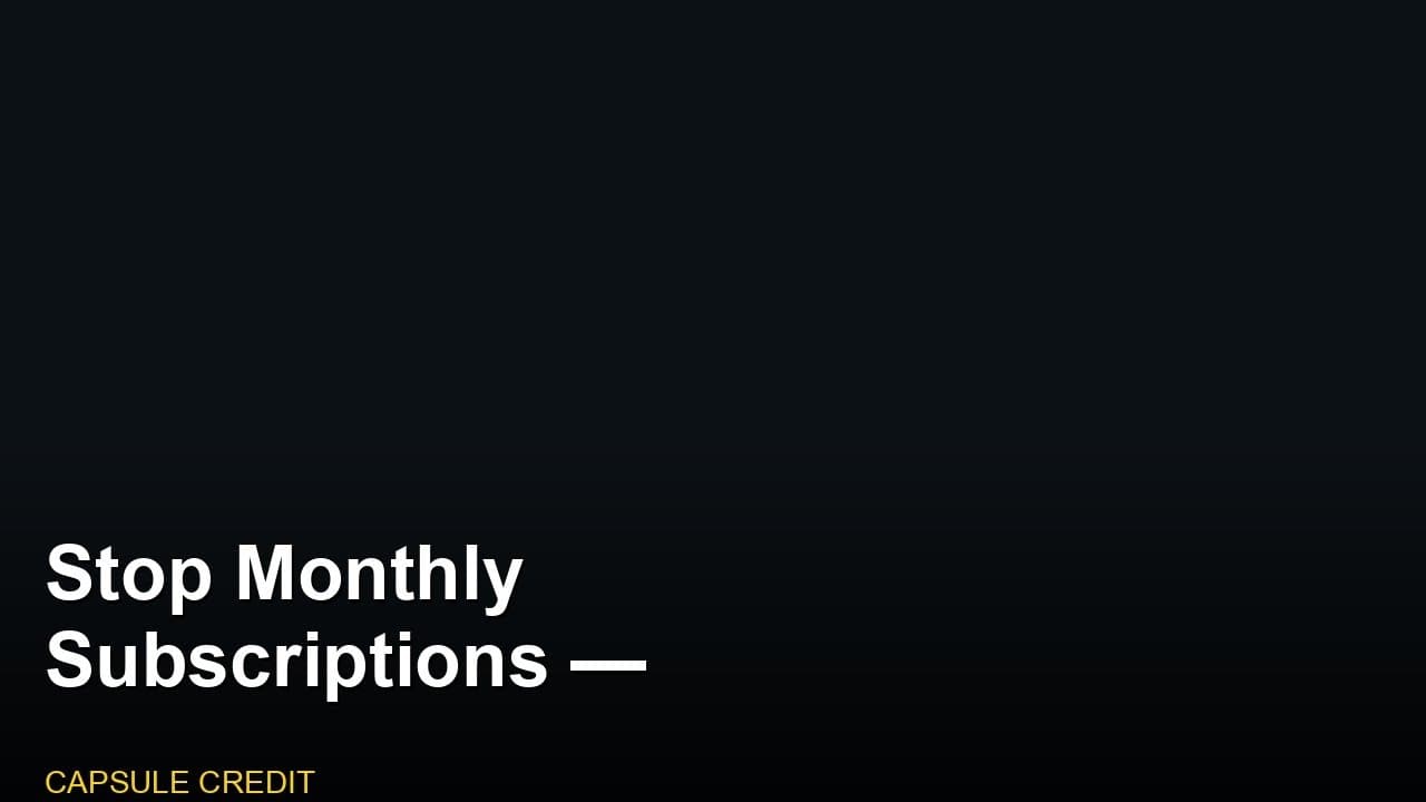 Stop Monthly Subscriptions — Charge Per Token With Stripe