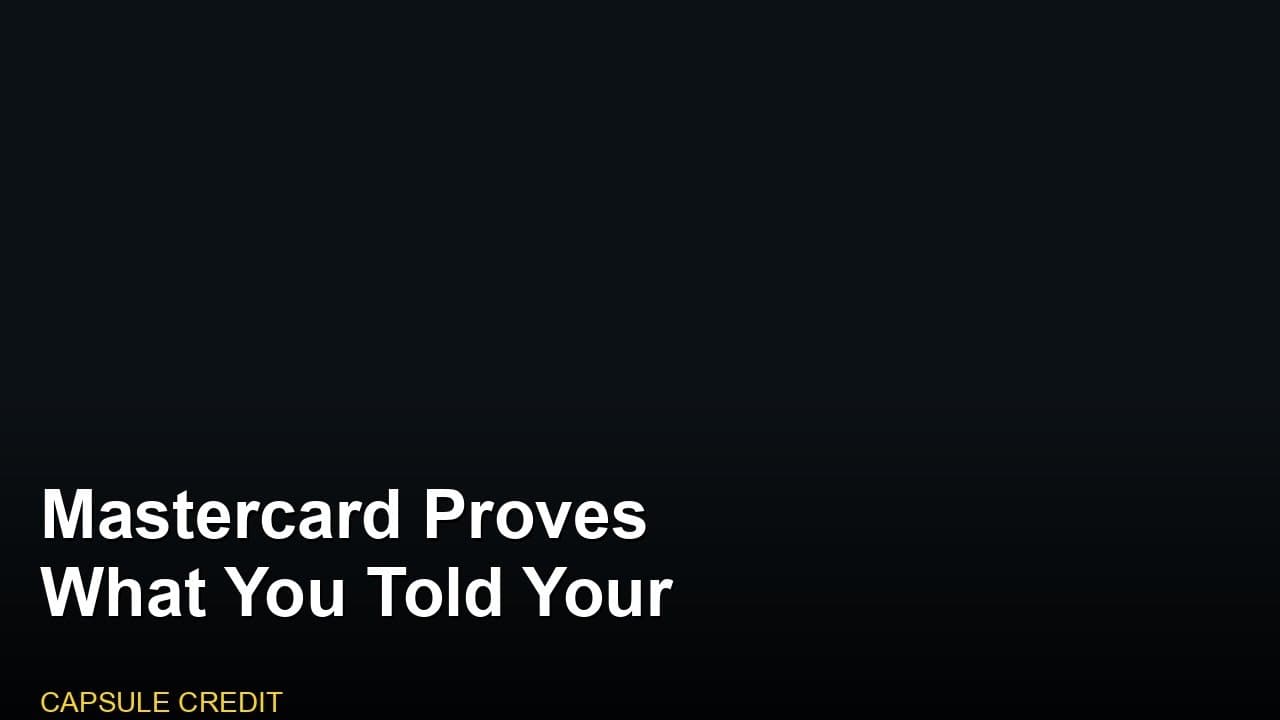 Mastercard Proves What You Told Your AI Agent