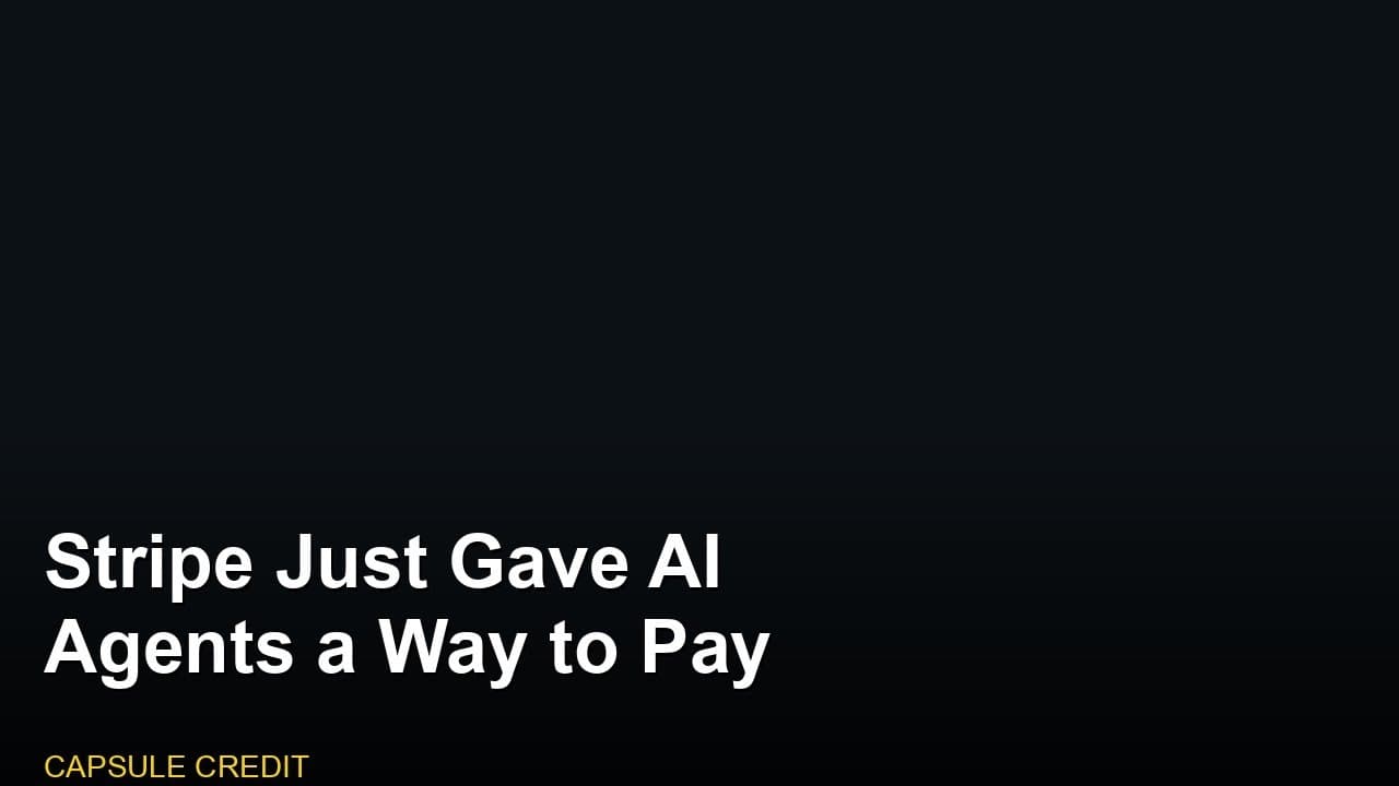 Stripe Just Gave AI Agents a Way to Pay Anything